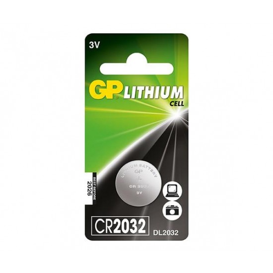 Батарейка дискова GP Lithium Button Cell 3.0V CR2032-8U5 літієва (5)