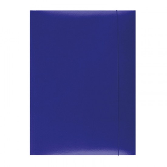 Папка картонна на гумках А4 синя 21191131-01 (50) (OFFICE PRODUCTS)