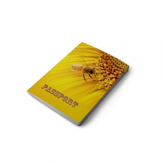 Блокнот А6 40арк. "Passport" 1В214 Бджілка, скоба, кліт. (Аркуш)