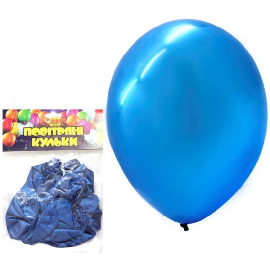 Повітряні кульки  TK-53425 12" 10шт.перламутр синій (500) (ТІКІ)