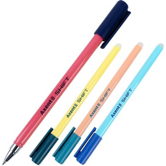 Ручка гелева "Пиши-стирай" 1095-02AG "Shift" синя (12) (AXENT)