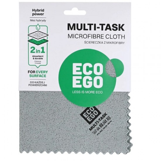 Серветка із мікрофібри 026470 MULTI-TASK 1шт. 35*35см (22) (ECO EGO)