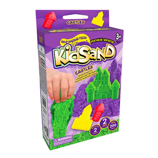 Набір для творчості "Кінетичний пісок "KidSand" 200г в кор. міні (8) (Danko Toys)