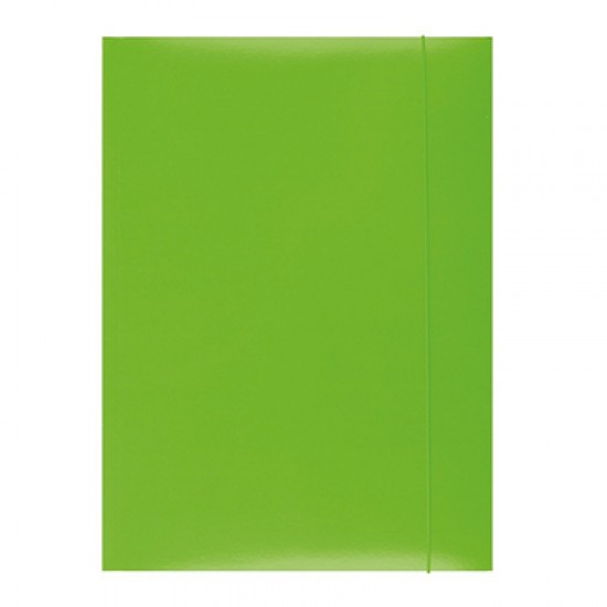 Папка картонна на гумках А4 зелена 21191141-02 (50) (OFFICE PRODUCTS)
