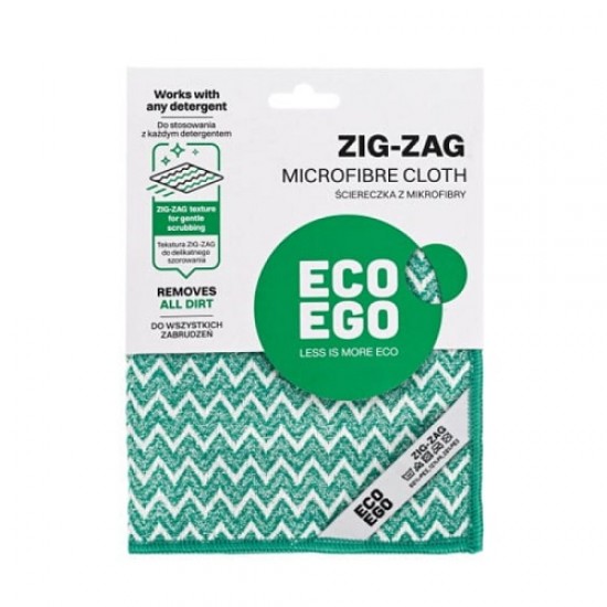 Серветка із мікрофібри 026500 ZIG-ZAG 1шт. 35*35см (18) (ECO EGO)