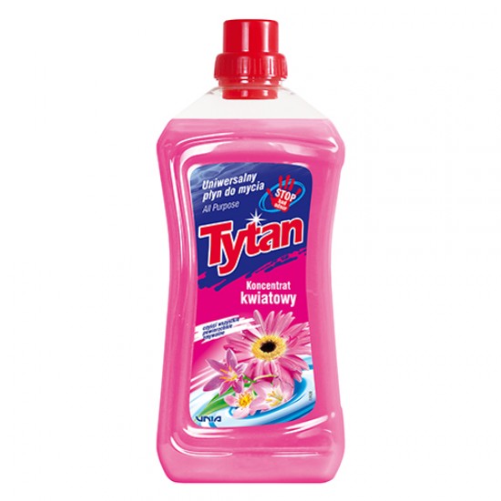 Рідина для миття 1 л "Квітковий" універсальна 27430 (10) (TYTAN)