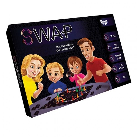 Настільна розважальна гра "SWAP" (10) (DankoToys)
