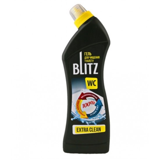 Гель для чищення унітазів 750г ПЕ пляшка "Extra Clean" () (BLITZ)