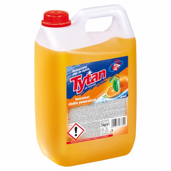 Рідина для миття 5кг "Солодкий апельсин" універсальна 27760 (1) (TYTAN)