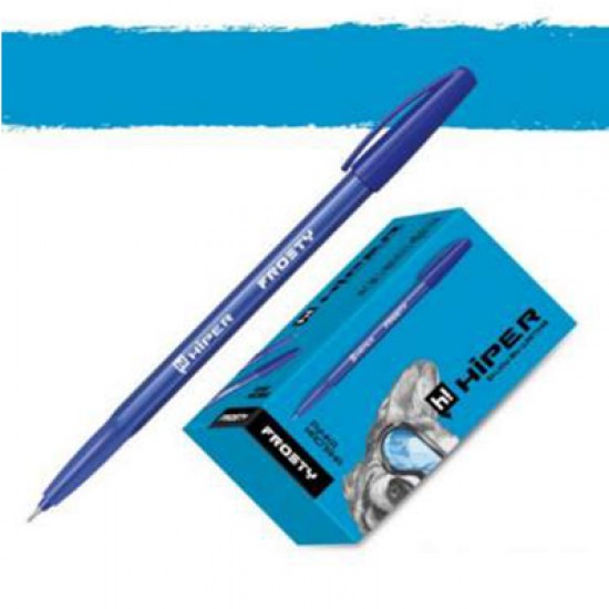 Ручка кулькова HO-1155 "Frosty" масляна 1мм синя (50/2000) (Hiper)
