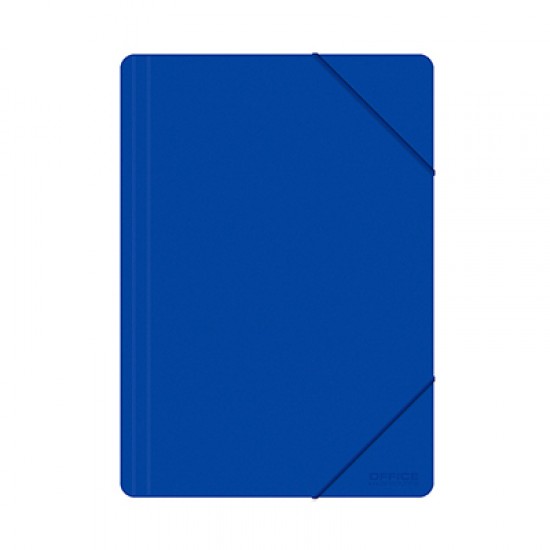 Папка пластикова на гумках А4 синя 21195251-01 (20) (OFFICE PRODUCTS)
