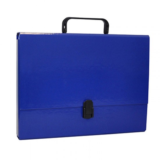 Папка-портфель A4 картон 50мм темн-синя 21187811-03 (7) (OFFICE PRODUCTS)