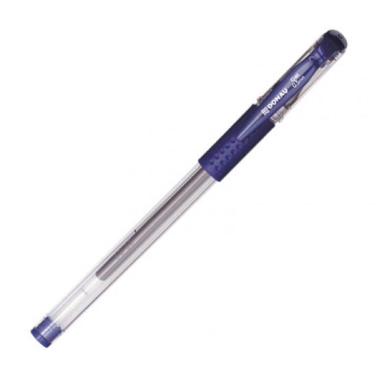 Ручка гелева 7342001PL-10 синя 0.5мм (12) (DONAU)